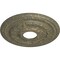 Ekena Millwork Galway Ceiling Medallion (Canopies up to 3 1/4"), 15 3/4"OD x 3 1/4"ID x 1"P, Witch Hazel Crackle CM15GAWHC - alternate 3